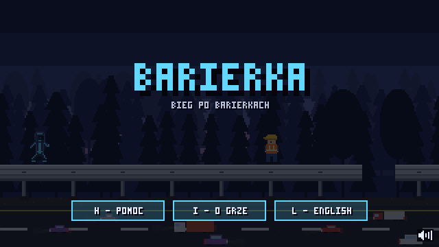 Ekran startowy Barierki